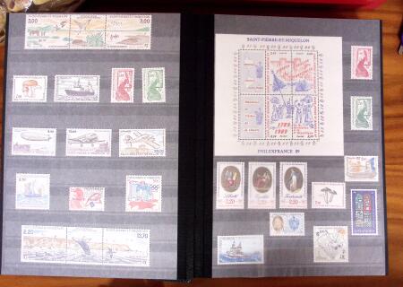 1986-2021, Collection en un classeur de Saint-Pierre-et-Miquelon,