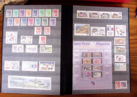 1986-2021, Collection en un classeur de Saint-Pierre-et-Miquelon,