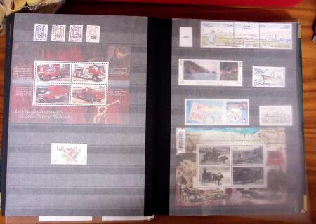 1986-2021, Collection en un classeur de Saint-Pierre-et-Miquelon,