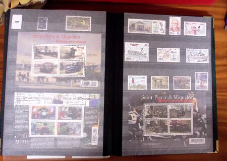 1986-2021, Collection en un classeur de Saint-Pierre-et-Miquelon,