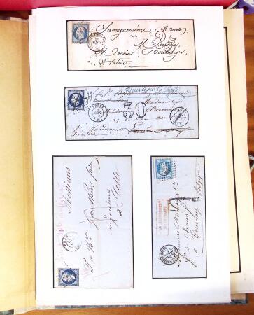 1855-1876, Collection ancienne de lettres dont jolie