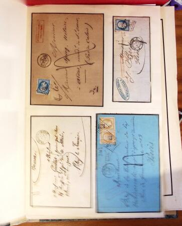 1855-1876, Collection ancienne de lettres dont jolie