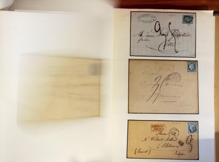 1855-1876, Collection ancienne de lettres dont jolie