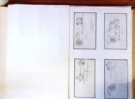 1855-1876, Collection ancienne de lettres dont jolie