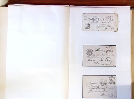 1855-1876, Collection ancienne de lettres dont jolie