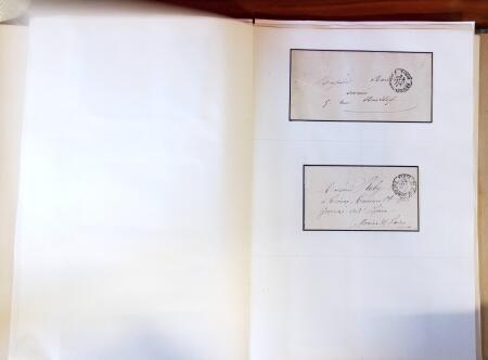 1855-1876, Collection ancienne de lettres dont jolie