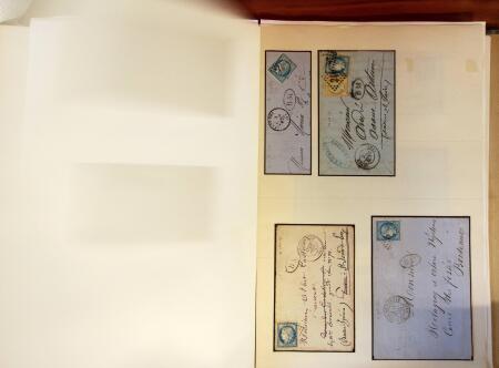 1855-1876, Collection ancienne de lettres dont jolie