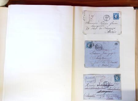 1855-1876, Collection ancienne de lettres dont jolie