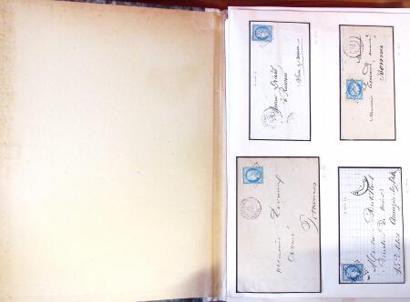 1855-1876, Collection ancienne de lettres dont jolie