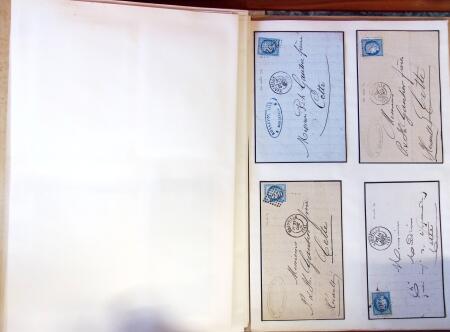 1855-1876, Collection ancienne de lettres dont jolie