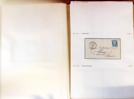 1855-1876, Collection ancienne de lettres dont jolie