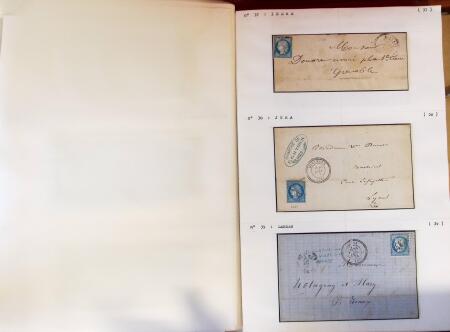 1855-1876, Collection ancienne de lettres dont jolie