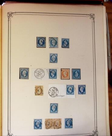 PARIS 1853-1914, Etude ancienne d'oblitérations de