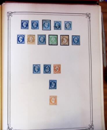 PARIS 1853-1914, Etude ancienne d'oblitérations de