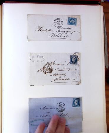PARIS 1853-1914, Etude ancienne d'oblitérations de