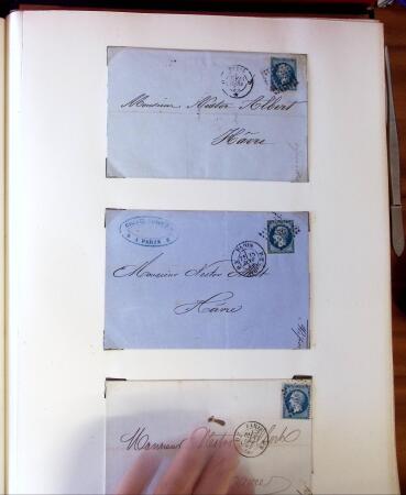 PARIS 1853-1914, Etude ancienne d'oblitérations de