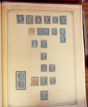PARIS 1853-1914, Etude ancienne d'oblitérations de