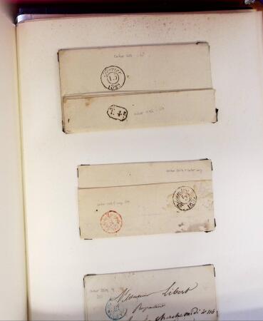 PARIS 1853-1914, Etude ancienne d'oblitérations de
