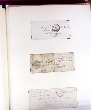 PARIS 1853-1914, Etude ancienne d'oblitérations de