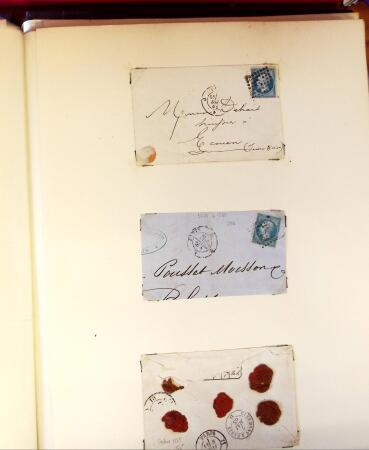 PARIS 1853-1914, Etude ancienne d'oblitérations de