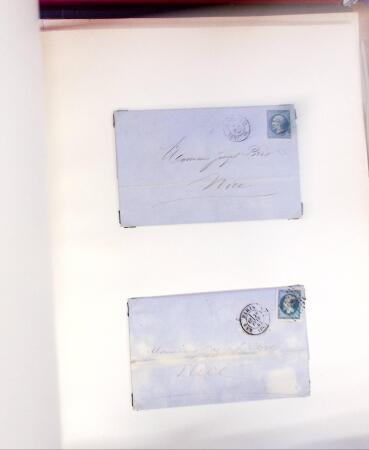 PARIS 1853-1914, Etude ancienne d'oblitérations de
