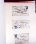 PARIS 1853-1914, Etude ancienne d'oblitérations de