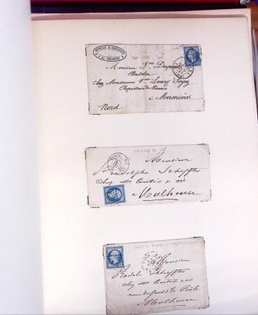 PARIS 1853-1914, Etude ancienne d'oblitérations de