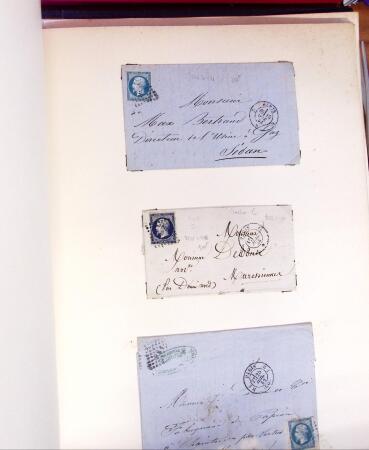 PARIS 1853-1914, Etude ancienne d'oblitérations de