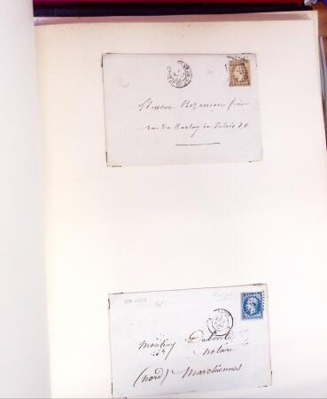 PARIS 1853-1914, Etude ancienne d'oblitérations de