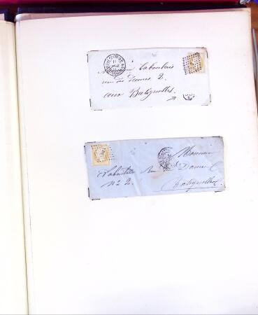 PARIS 1853-1914, Etude ancienne d'oblitérations de