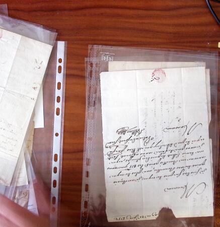 1699-1829, 21 lettres avec marque postales de Lyon