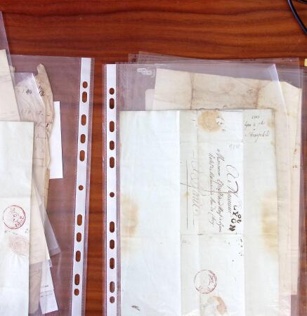1699-1829, 21 lettres avec marque postales de Lyon