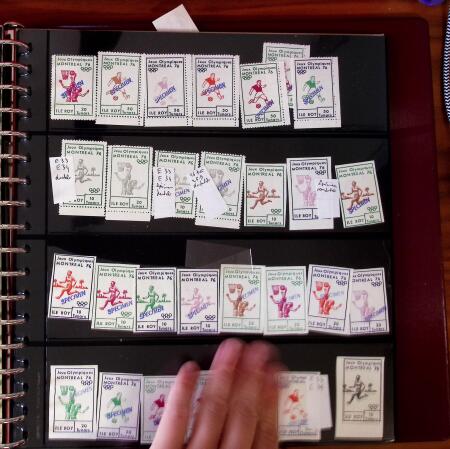 1964-77, ILE ROY, Collection d'obl. et de sg de tous