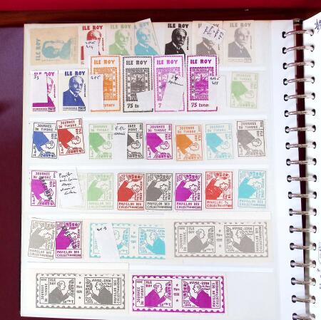 1964-77, ILE ROY, Collection d'obl. et de sg de tous