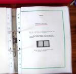 Etude sur le n°14, montée sur page, 170 timbres et