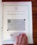 Etude sur le n°14, montée sur page, 170 timbres et
