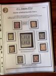 Etude sur le n°14, montée sur page, 170 timbres et