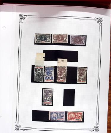 1906, Stock de la série Palmiers-Faidherbe-Ballay,