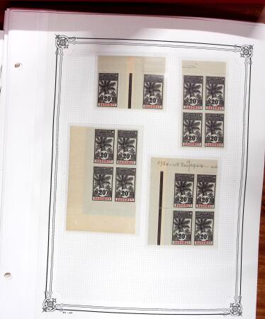 1906, Stock de la série Palmiers-Faidherbe-Ballay,