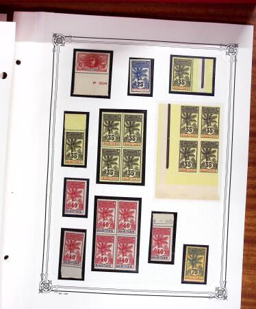 1906, Stock de la série Palmiers-Faidherbe-Ballay,