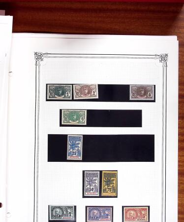 1906, Stock de la série Palmiers-Faidherbe-Ballay,