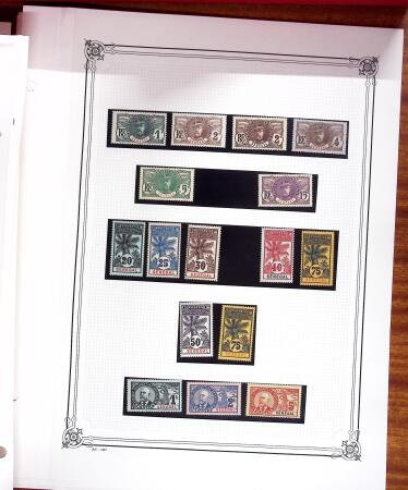1906, Stock de la série Palmiers-Faidherbe-Ballay,