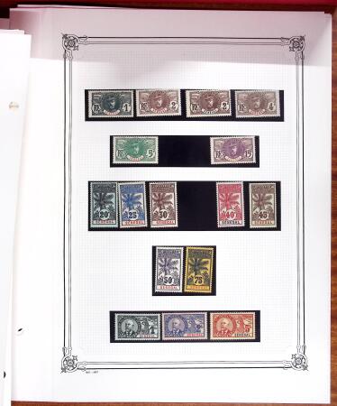 1906, Stock de la série Palmiers-Faidherbe-Ballay,