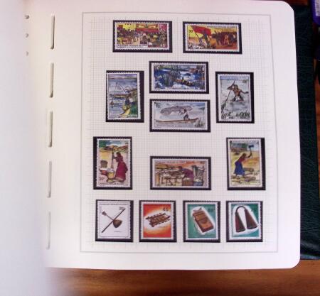 1950-1998, Collection en un album Leuchtturm, apparemment