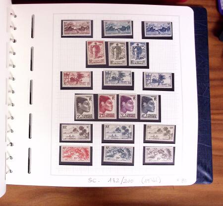 1926-2016, Collection en 3 albums Leuchtturm, composée