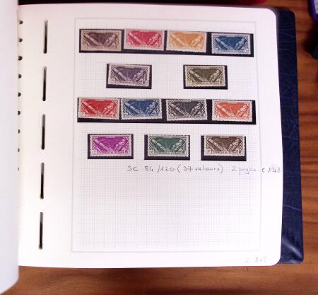 1926-2016, Collection en 3 albums Leuchtturm, composée