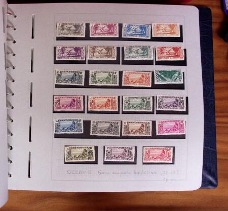 1926-2016, Collection en 3 albums Leuchtturm, composée