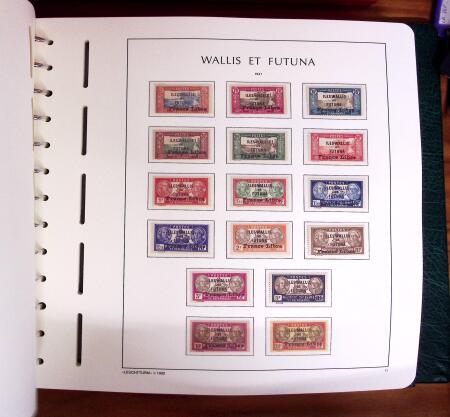 1920-2016, Collection en deux albums Leuchtturm, apparemment