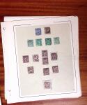 1876-1898, Etude de diverses oblitérations sur timbres