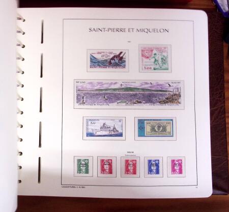 1958-2016, Collection en un album Leuchtturm, apparemment